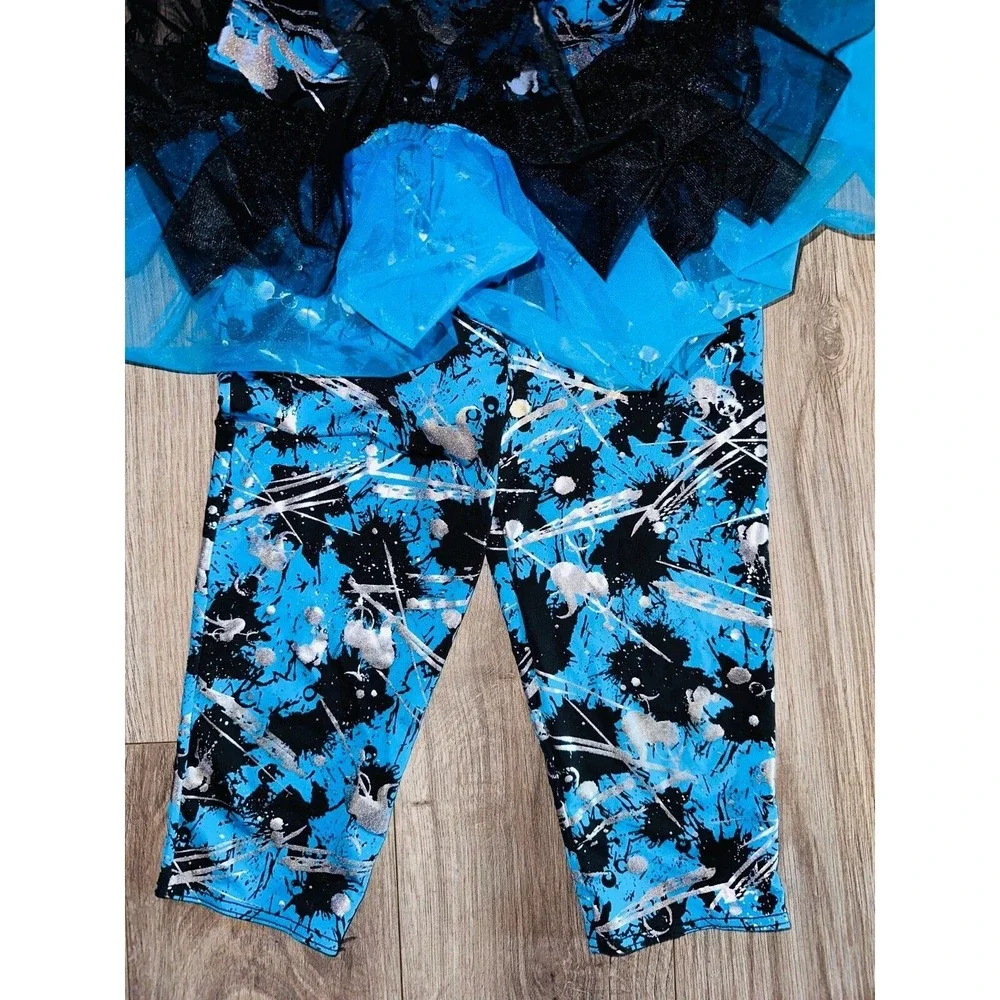 Weissman Dance Costume Size Large Tutu‎ 80s Inspired Girls Jazz Tap Ballet N9